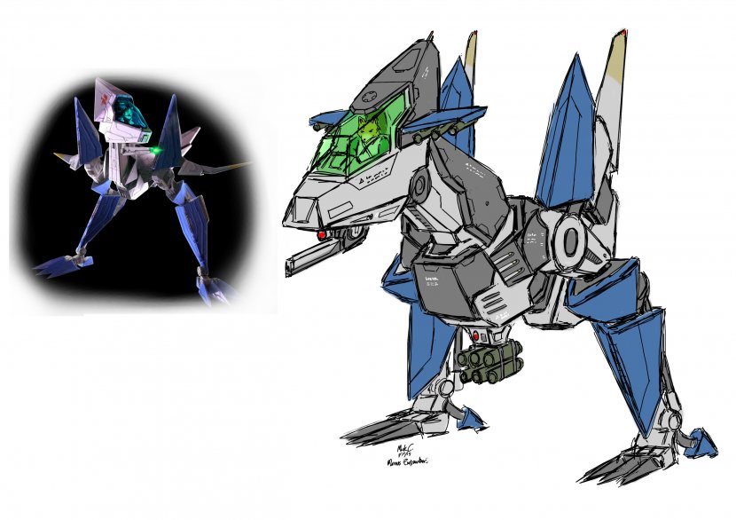 Star Fox Zero Fox: Assault 2 Wii U - Chicken Walker Transparent PNG