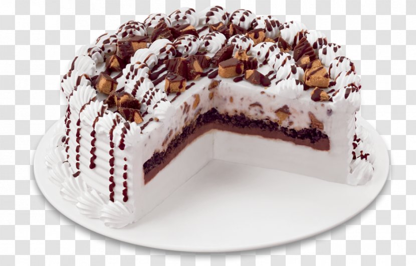 Ice Cream Cake Reese's Peanut Butter Cups Fudge - Baked Goods - Dessert Transparent PNG