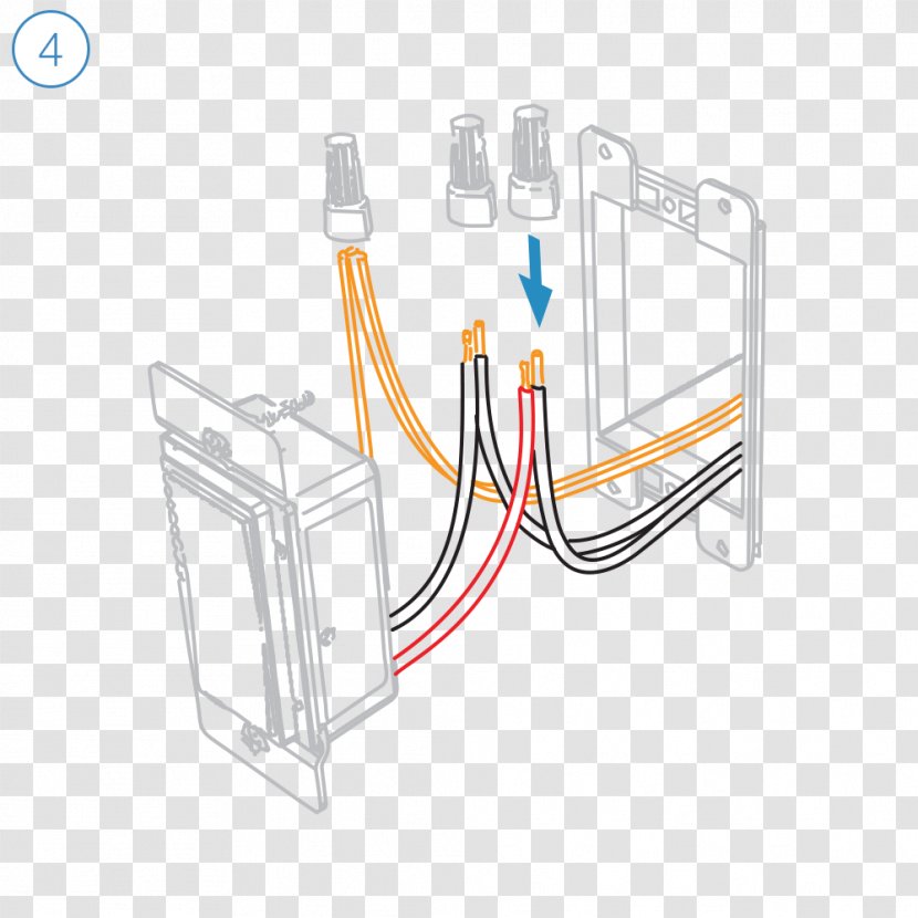 Electrical Switches Wires & Cable Wiring Diagram Insteon SwitchLinc-Dimmer 2477D - Wire - Step Transparent PNG