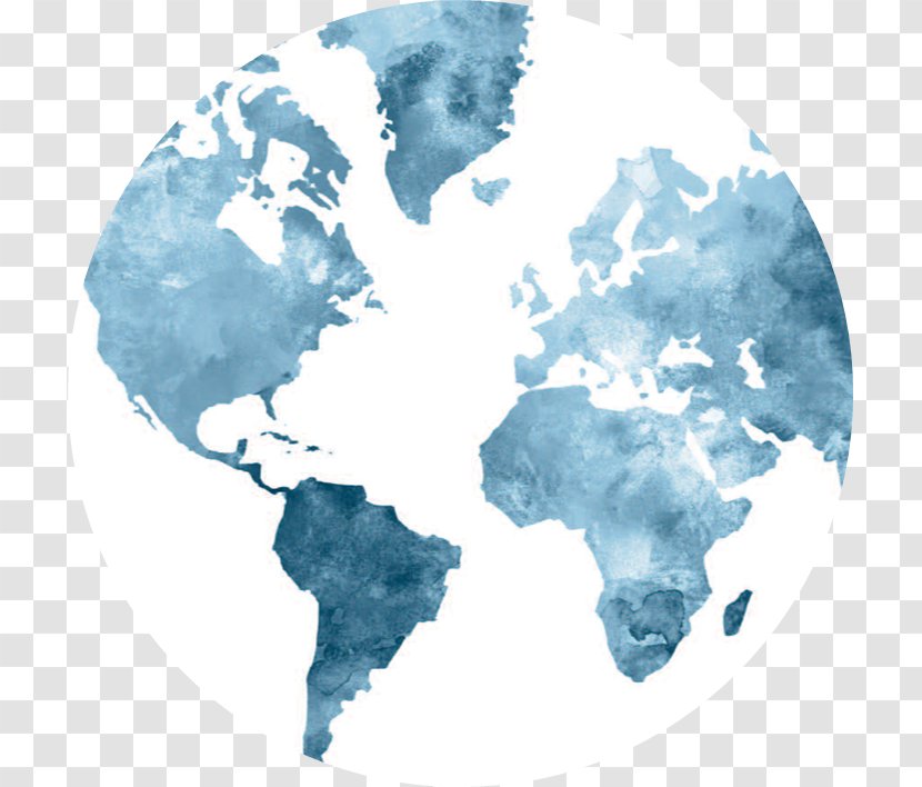 World Map Blank - Earth - Globe Transparent PNG