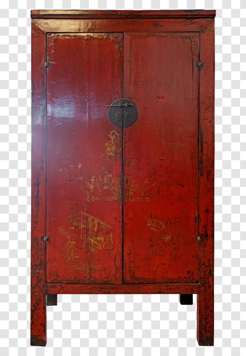 Furniture Cupboard Armoires & Wardrobes Chiffonier Wood Stain - Chinoiserie Transparent PNG
