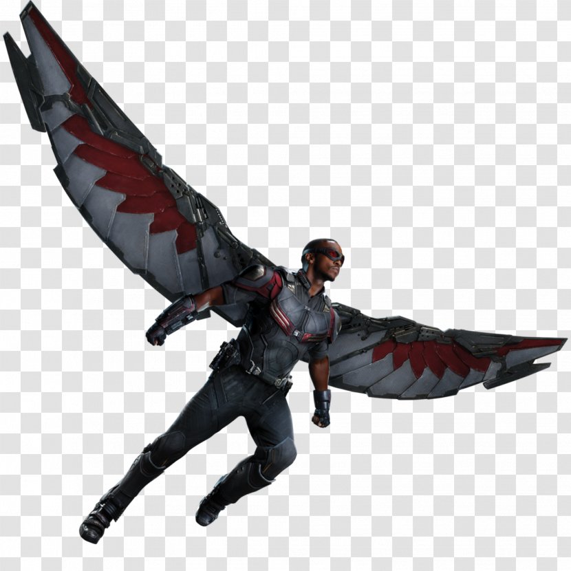 Falcon Captain America Black Panther Marvel Cinematic Universe - Wing - Wasp Transparent PNG