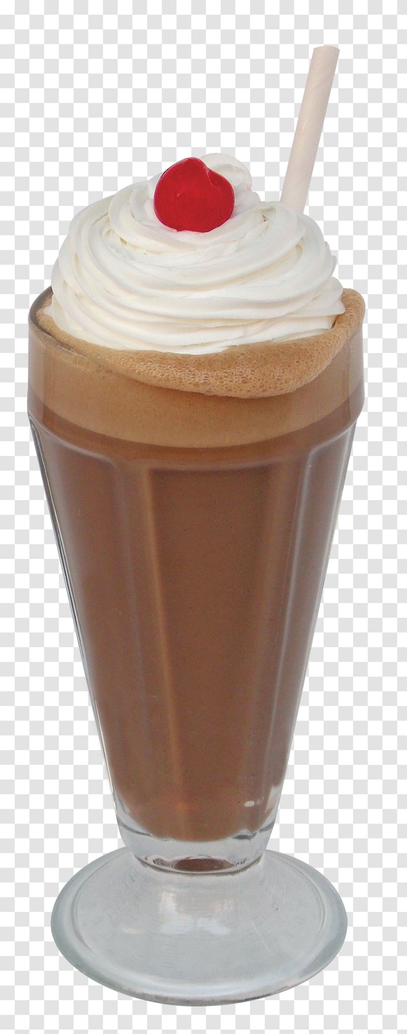 Milkshake Malted Milk Ice Cream Sundae - Hot Chocolate Transparent PNG