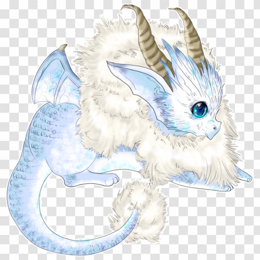 White Dragon Infant Drawing Legendary Creature - Fictional Character - Fur Coat Transparent PNG
