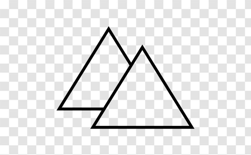 Egyptian Pyramids Symbol - Rectangle - Cartoon Pyramid Transparent PNG