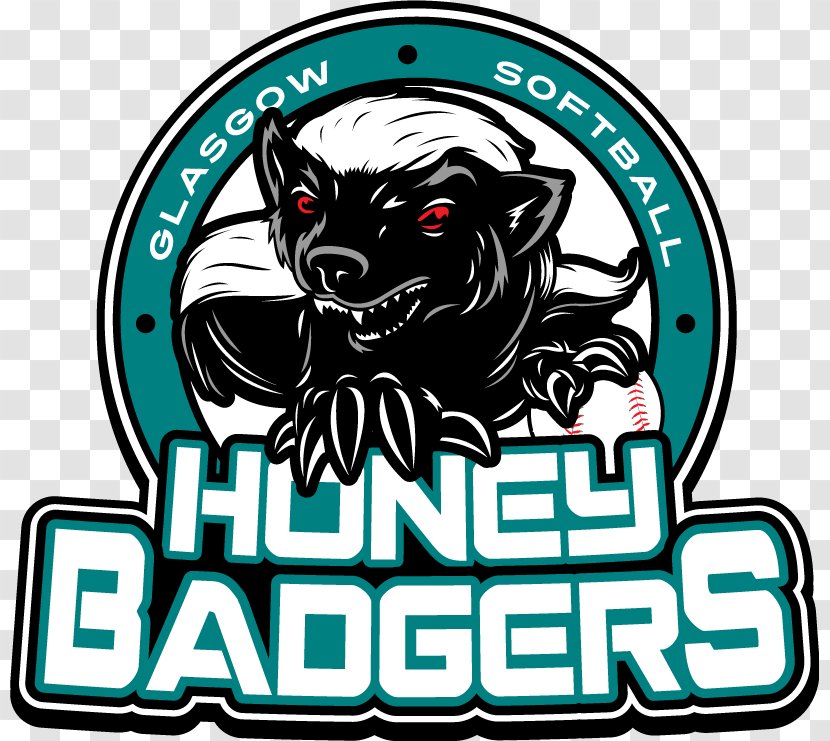 Honey Badger Wisconsin Badgers Softball Baseball Logo Transparent PNG