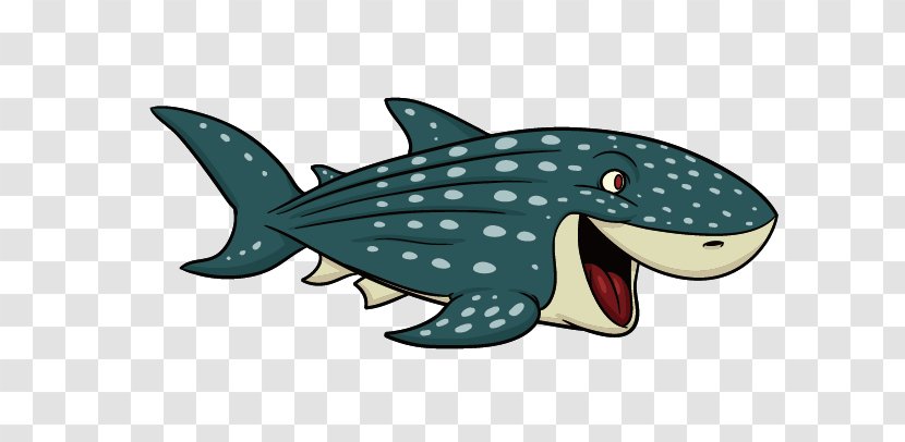 Shark Cartoon Drawing Clip Art - Aquatic Animal Transparent PNG