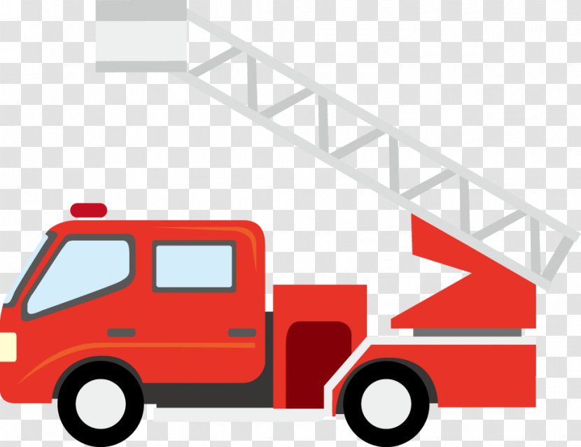 Car Fire Engine Station Clip Art - Play Vehicle - Trucks And Buses Transparent PNG