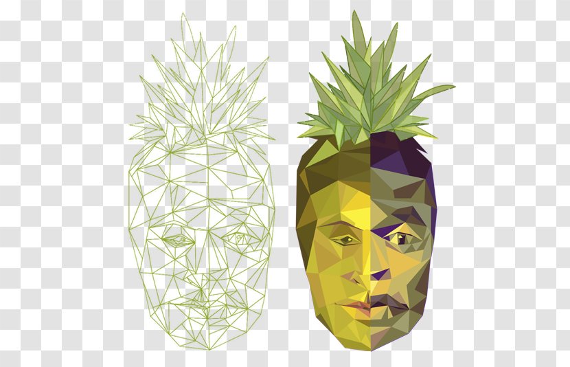 Pineapple Product Design Flowerpot Transparent PNG