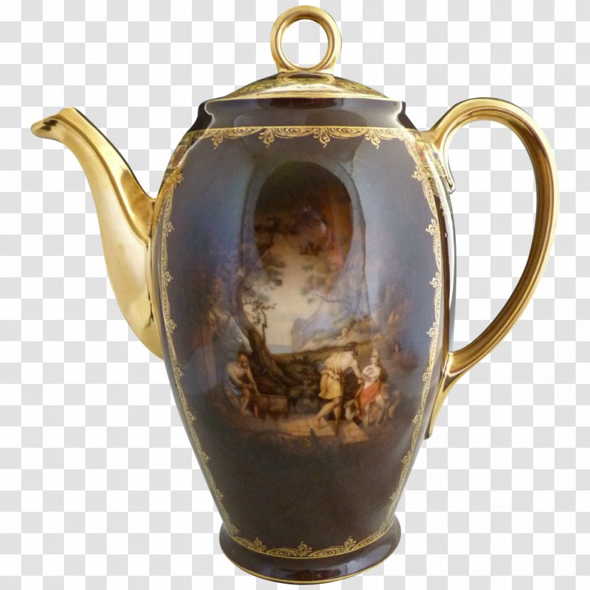 Teapot Porcelain Portrait Demitasse Antique Transparent PNG