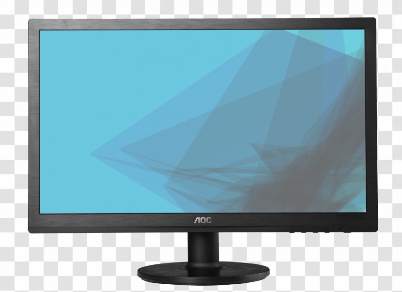 Computer Monitors AOC International LED-backlit LCD Quad HD Black Vinyl Liquid-crystal Display - Technology - Television Set Transparent PNG