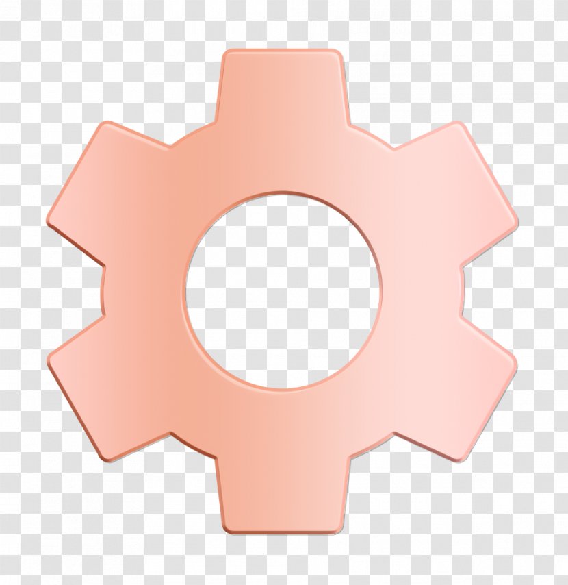 Settings Icon - Pink - Symbol Material Property Transparent PNG