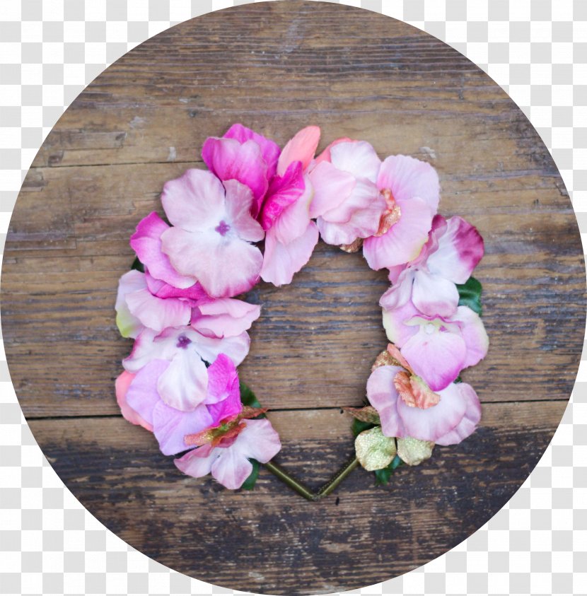 Petal Flower Floral Design Headgear - Rtv Pink Transparent PNG