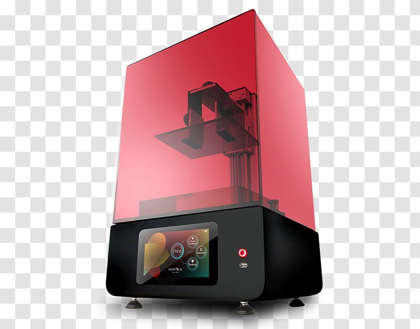 3D Printing Stereolithography Photocentric Polymer - Electronic Device - Printer Transparent PNG