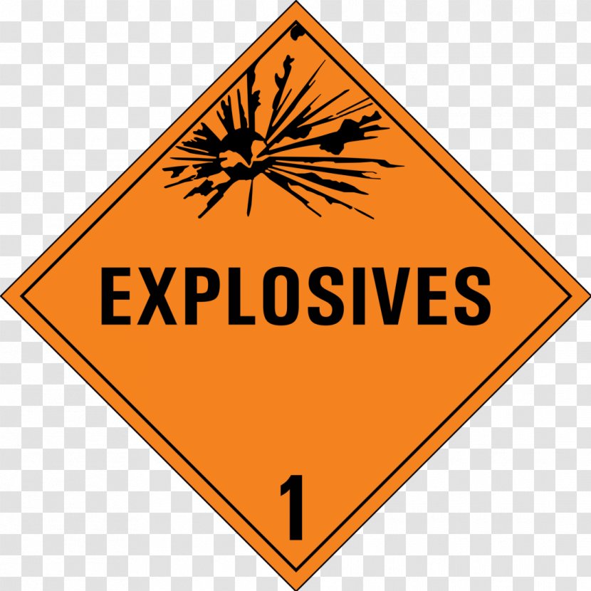 Explosive Material Explosion Dangerous Goods Label Combustibility And Flammability - Sticker Transparent PNG