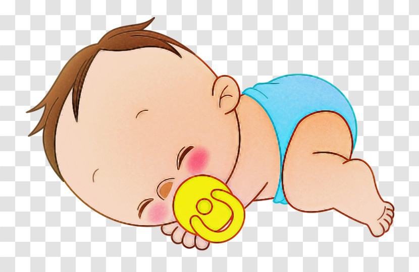 Cartoon Infant Sleep Drawing Cuteness Transparent PNG