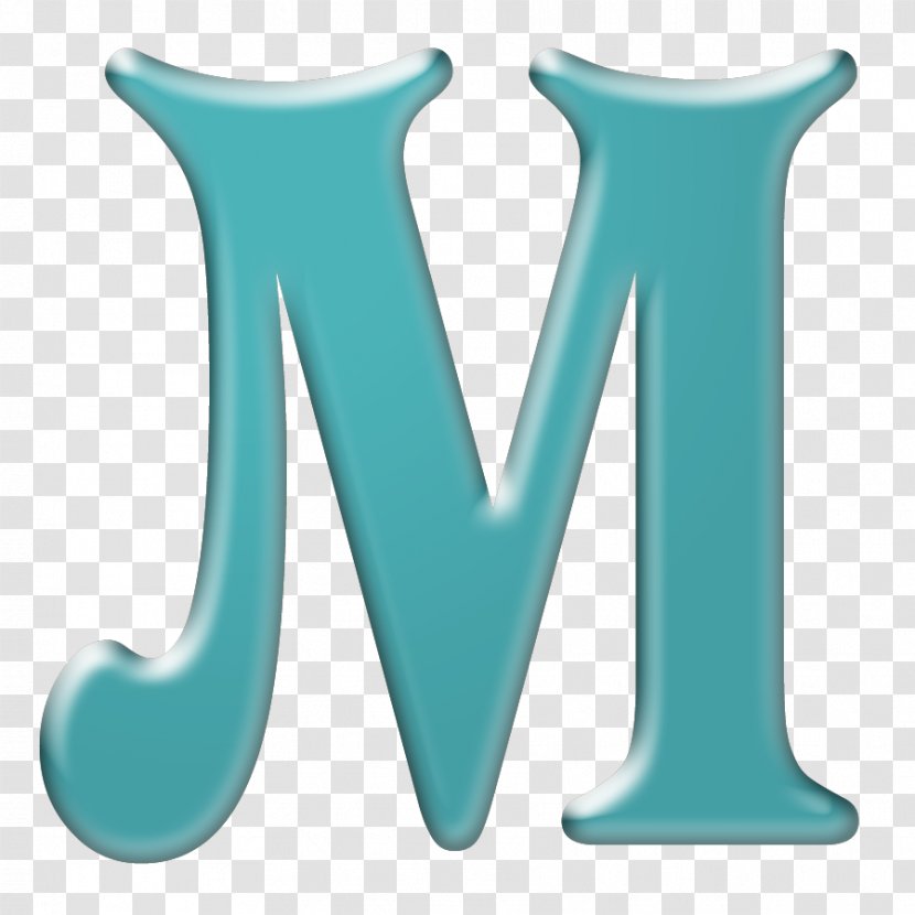 Letter Alphabet M&M's Clip Art - Teal Transparent PNG