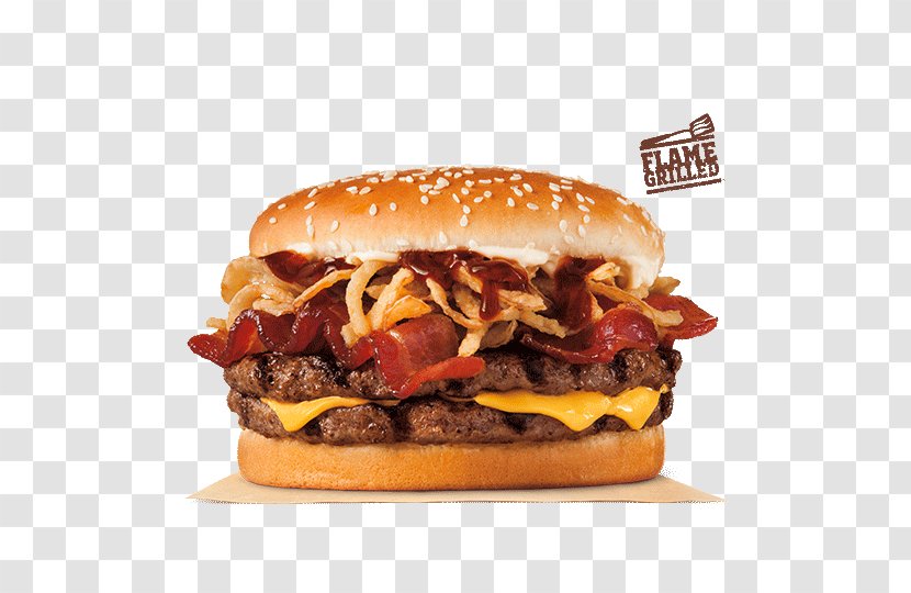 Hamburger Cheeseburger Chophouse Restaurant Fast Food Whopper - Fried Onion - Burger And Sandwich Transparent PNG