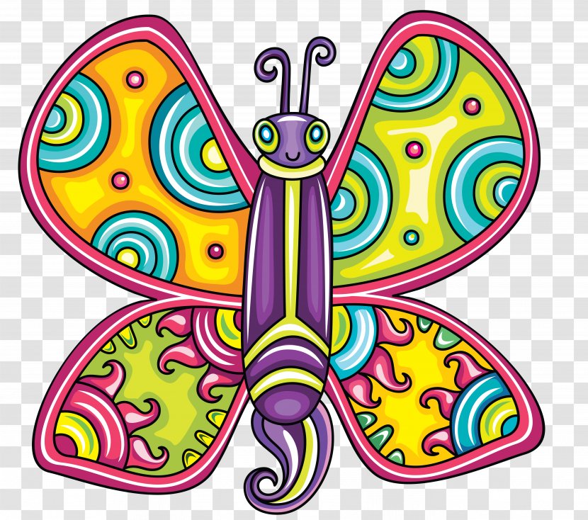 Butterfly Drawing Photography - Props Transparent PNG