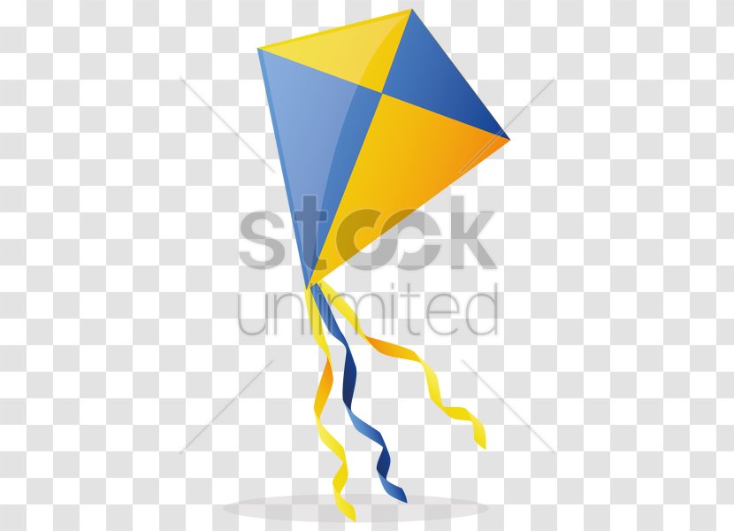 Clipart Of Kite - Yellow - Coreldraw Transparent PNG