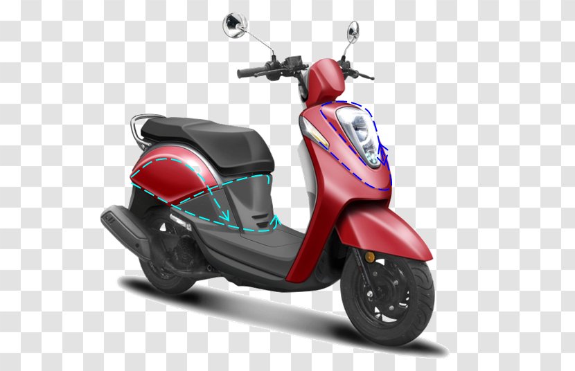 SYM Motors Car Scooter Motorcycle Helmets - Yamaha Mio Transparent PNG