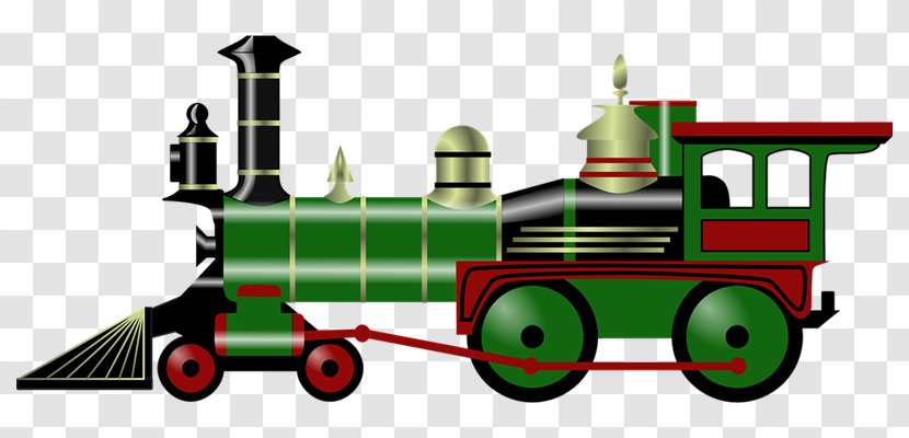 Toy Trains & Train Sets Santa Claus Clip Art - Engin Transparent PNG
