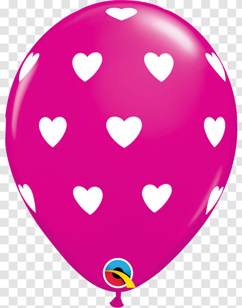 Balloon Valentine's Day Color Heart Helium - Party Transparent PNG