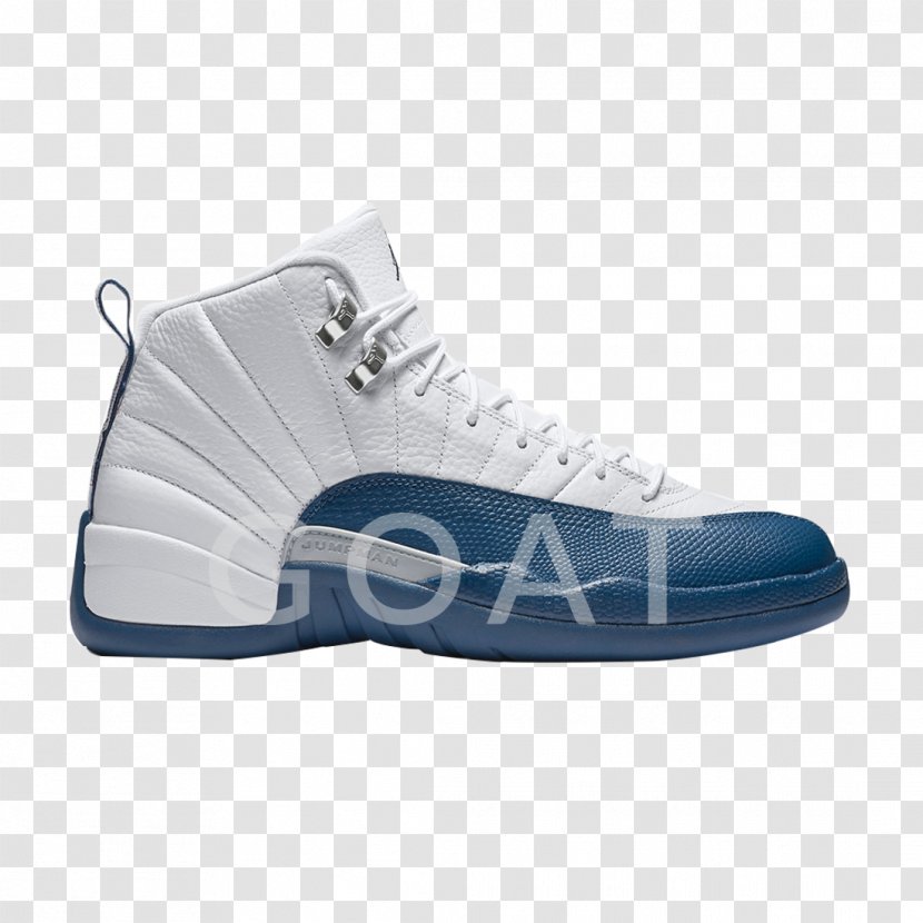 Air Jordan Retro XII Nike Max Basketball Shoe - Electric Blue - Sneaker Transparent PNG