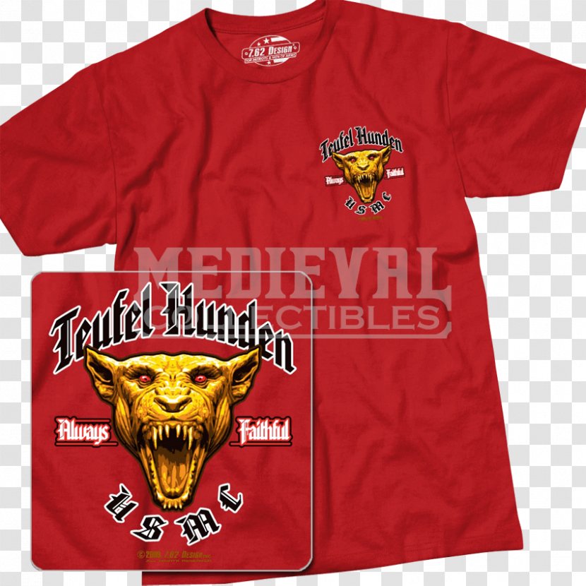 T-shirt Devil Dog Bulldog United States Marine Corps 恶魔猎人5 - Top Transparent PNG