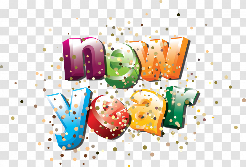 Happy New Year New Year Transparent PNG