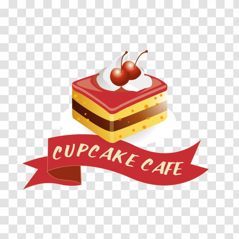 Cupcake Fruitcake Torte Dessert - Restaurant - Paper Cup Cake Label Transparent PNG