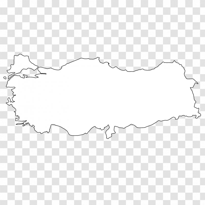 White Line - Map Transparent PNG