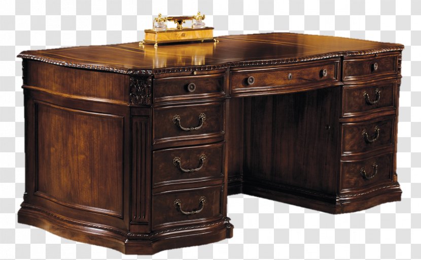 Pedestal Desk Furniture Drawer Hutch - Secretary Transparent PNG