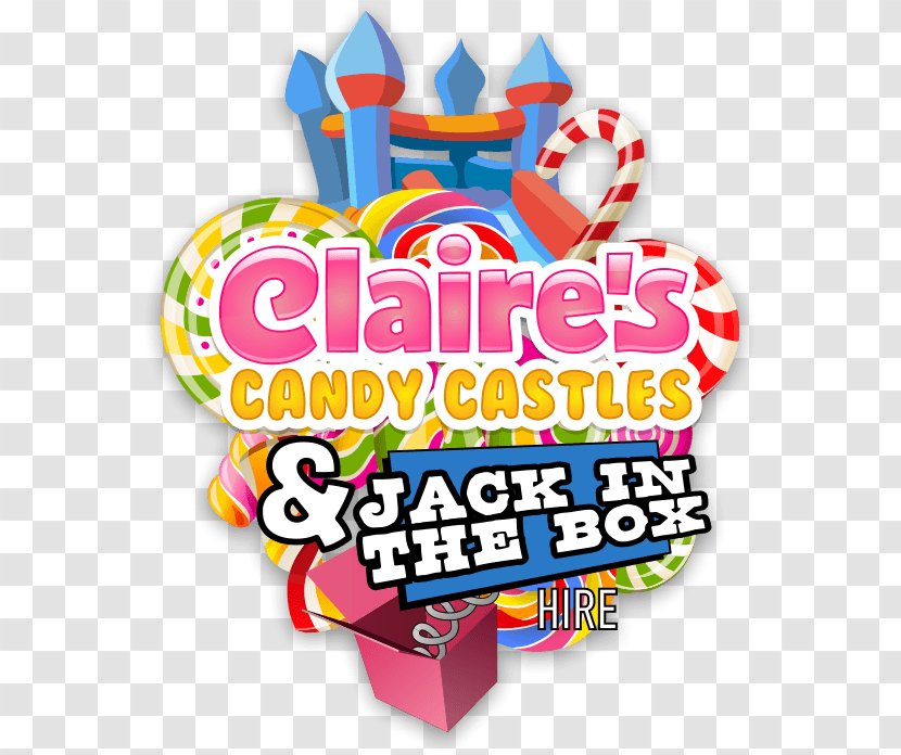 Inflatable Bouncers Claire's Children's Party Castle Food - Supply - Candy Logo Transparent PNG