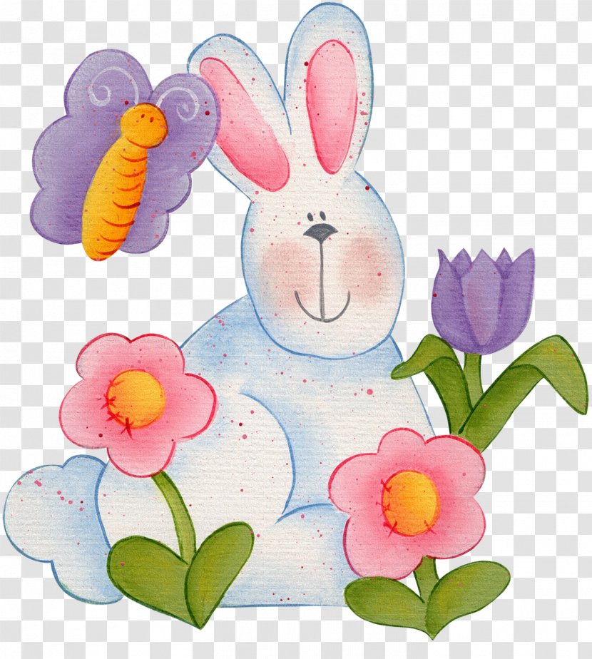 Easter Bunny Rabbit Clip Art - Chocolate - Spring Illustration Transparent PNG