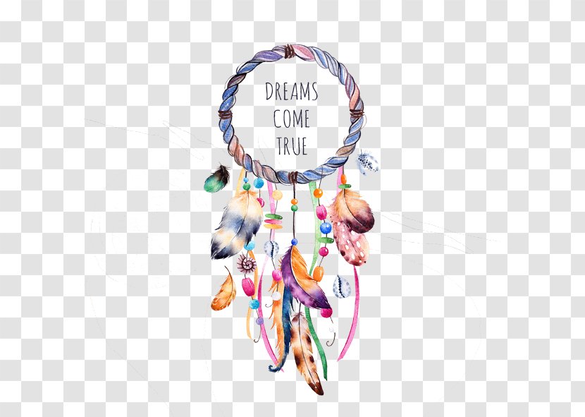 Wedding Invitation Dreamcatcher Illustration - Native Americans In The United States - Hand-painted Feathers Transparent PNG