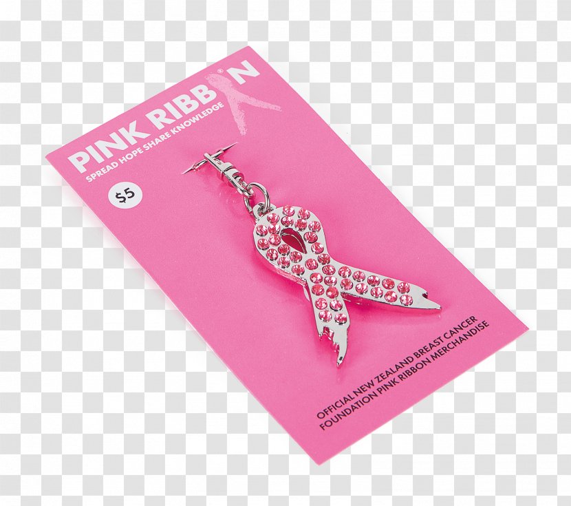 Pink Ribbon Promotional Merchandise Product Sample - Logo - Breast Cancer Transparent PNG