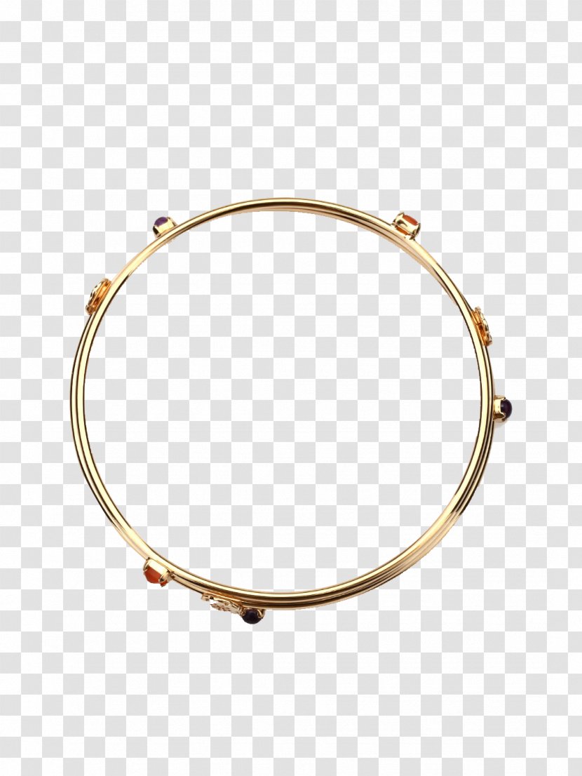 Material Metal Bangle Circle - Human Body - Gold Circle,Gold Transparent PNG