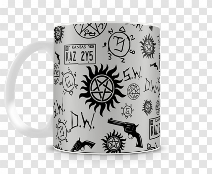 Coffee Cup Mug Ceramic Bank - Pentagram Transparent PNG