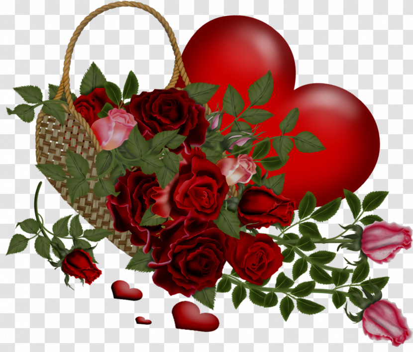 Flower Heart Valentines Day Transparent PNG