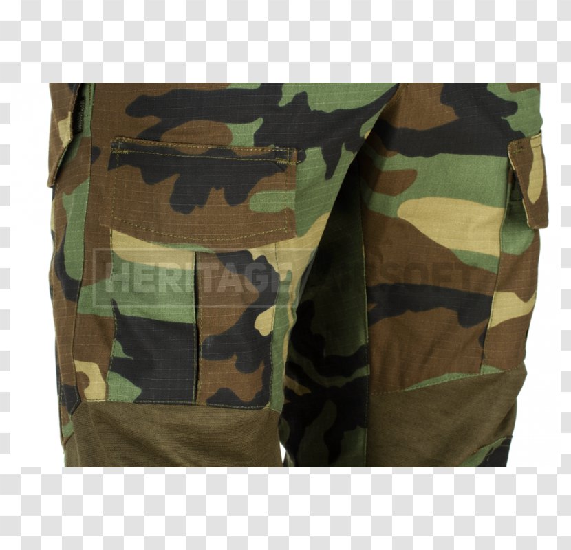 Military Camouflage Pants Hose Khaki Clothing - Shorts Transparent PNG
