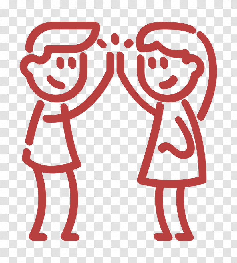High Five Icon Friendship Icon Transparent PNG
