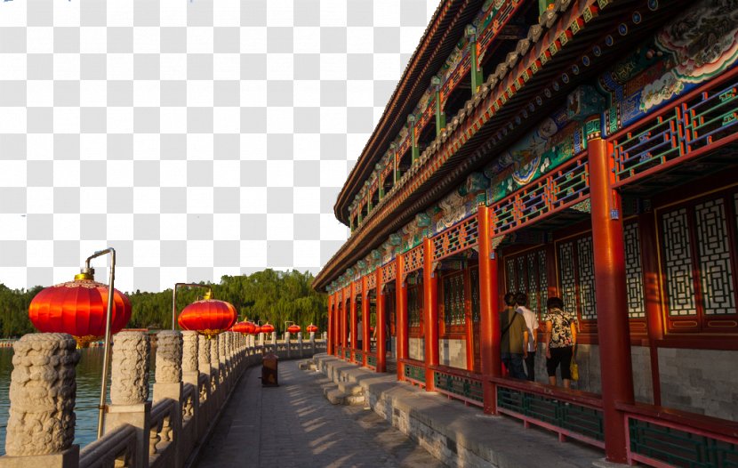 Beihai Park Odori Tourist Attraction - Nightscape - Building Transparent PNG