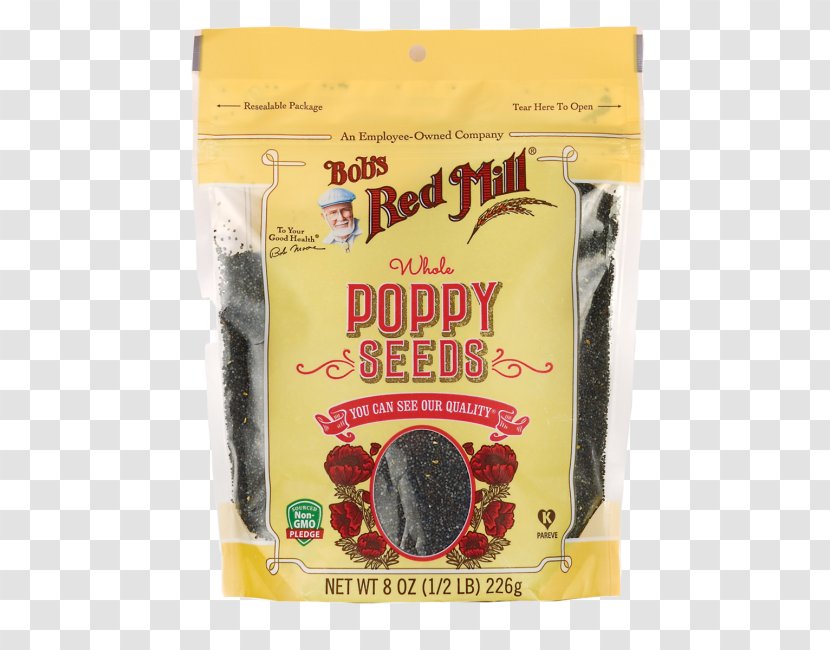Bob's Red Mill Poppy Seed Bread Flour Gluten-free Diet - Glutenfree Transparent PNG