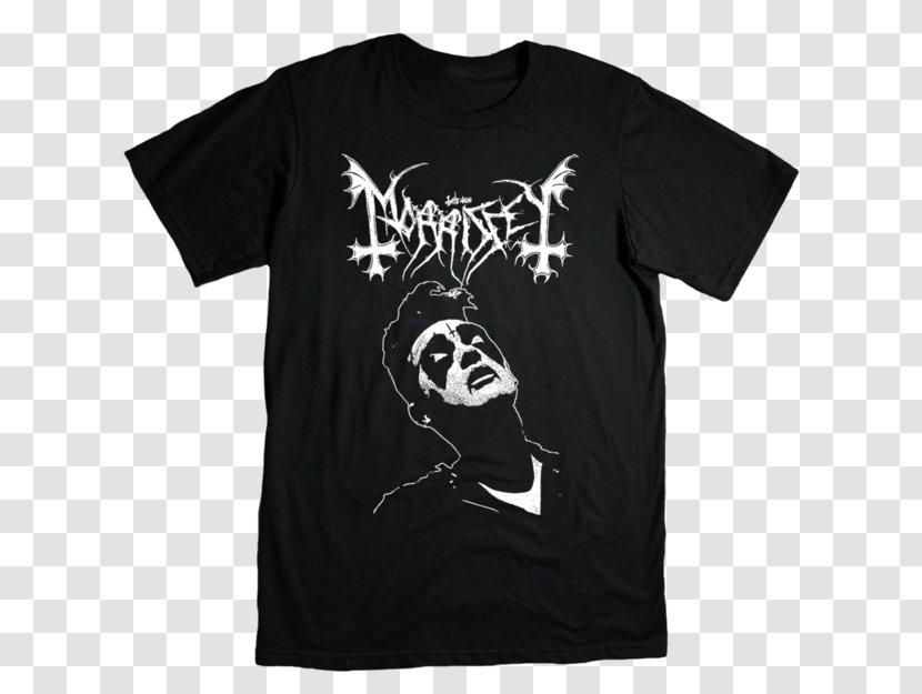 T-shirt Black Metal Mayhem Heavy - Silhouette Transparent PNG