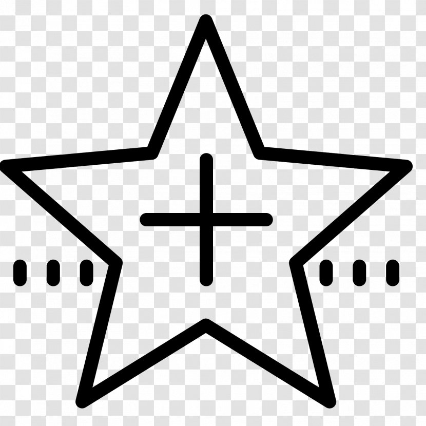 Star Symbol - Line Art - Logo Transparent PNG
