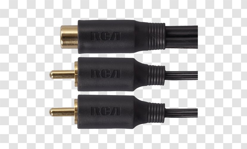 Coaxial Cable RCA Connector Electrical Television Transparent PNG