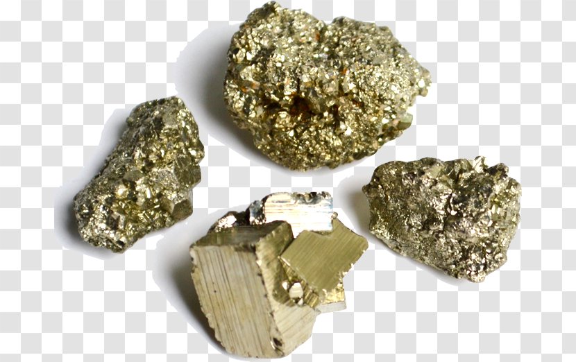 Mineral Pyrite Rock Gold Metal - Diamond Transparent PNG