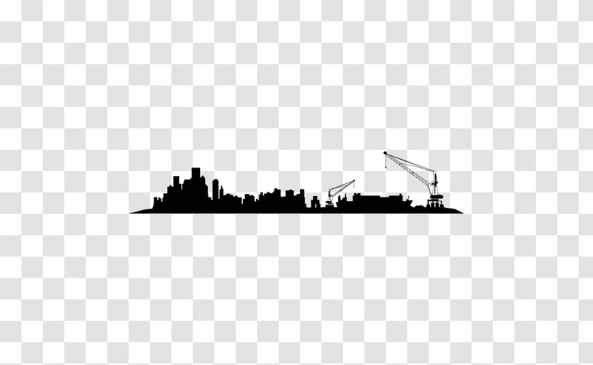Silhouette Skyline - Monochrome Photography Transparent PNG