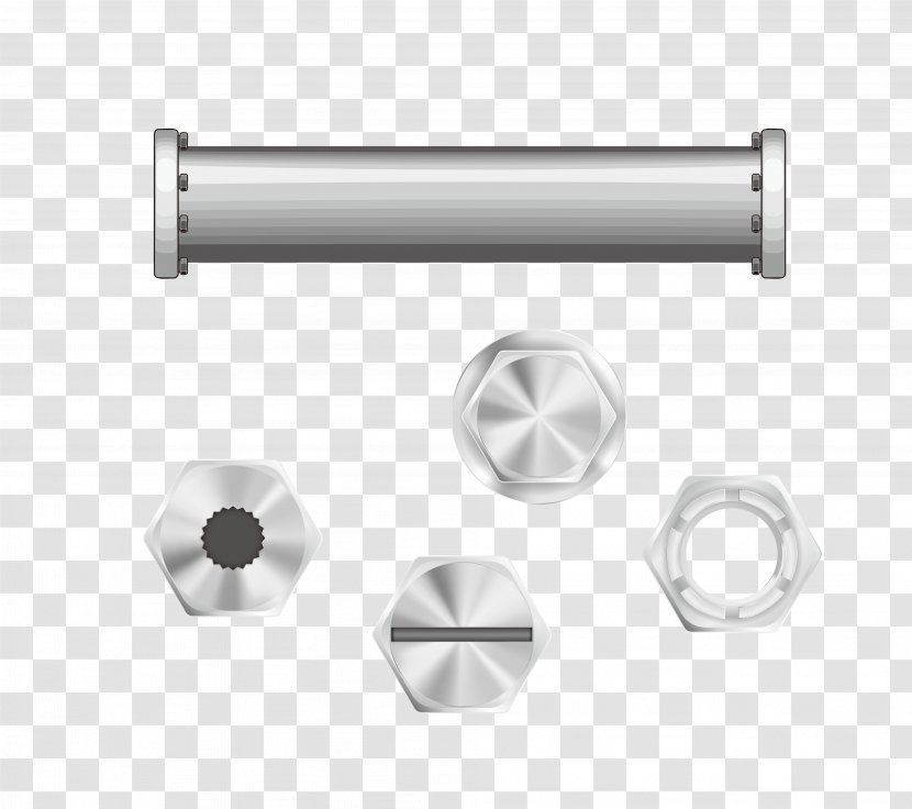 Pipe Screw Stainless Steel - Vector Nut Transparent PNG